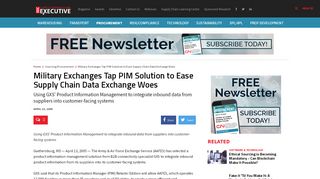 
                            7. Military Exchanges Tap PIM Solution to Ease Supply Chain Data ...