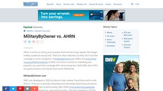 
                            2. MilitaryByOwner vs. AHRN | Military.com