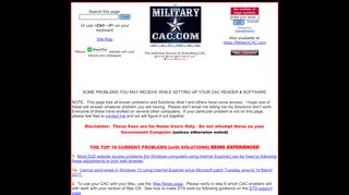 
                            4. MilitaryCAC's Common Problems and Solutions for CAC Installation