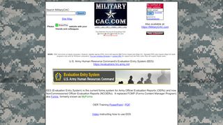 
                            3. MilitaryCAC's Information about HRCs Evalution …