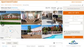 
                            4. Millcrest Park - Fort Mill, SC | Apartment Finder