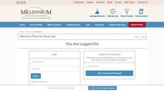 
                            7. Millennium Physician Group Login