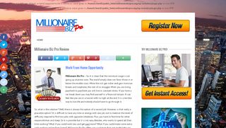 
                            4. Millionaire Biz Pro - Start Making Cash Online Today!