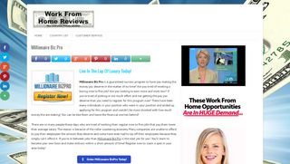 
                            7. Millionaire Biz Pro - Work From Home Reviews