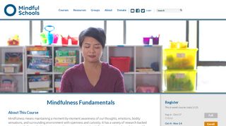 
                            5. Mindfulness Fundamentals Course for Educators | Mindful Schools