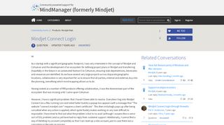 
                            1. Mindjet Connect Login | MindManager Customer …