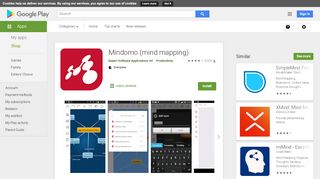 
                            5. Mindomo (mind mapping) - App su Google Play