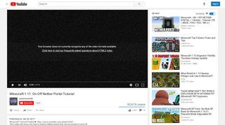 
                            2. Minecraft 1.11: On Off Nether Portal Tutorial - YouTube