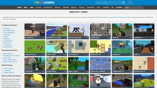 
                            11. Minecraft Games - Free Online Minecraft Games