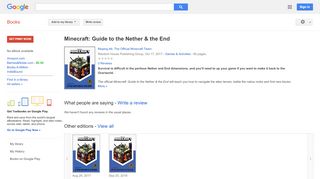 
                            8. Minecraft: Guide to the Nether & the End