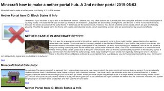 
                            3. Minecraft how to make a nether portal hub |   Minecraft Portal ... - CBRE