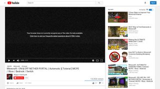 
                            3. Minecraft - ON & OFF NETHER PORTAL ( Automatic )[ Tutorial ...