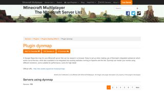 
                            9. Minecraft servers using dynmap plugin