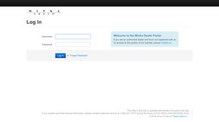
                            11. Minka Dealer Portal: Log In