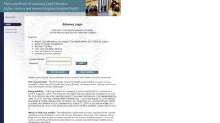 
                            7. Minnesota Board of Continuing Legal Education -- Attorney Login