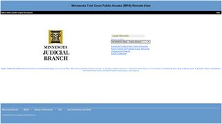 
                            4. Minnesota Court Records - IIS Windows Server