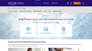 
                            5. Minnesota Insurance License Exam Prep | Kaplan …