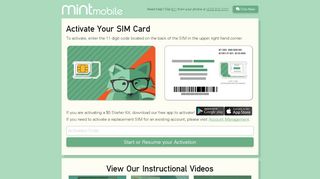 
                            2. Mint Mobile Activation - Mint Mobile | Log In