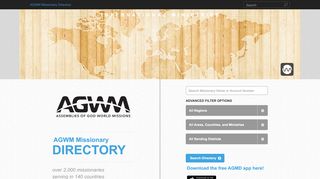 
                            7. Missionary Directory - AGMD