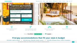 
                            9. Misterb&b: gay accommodation, rooms, homestays & gay hotels