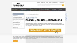 
                            7. Mit DURAPRINT® kostenlos beschriften & gestalten …