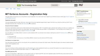 
                            7. MIT Kerberos Accounts - Help with Registration Errors - IS ...