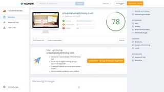 
                            7. Mit WooRank die SEO von srisankaramatrimony.com überprüfen