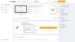 
                            6. Mit WooRank die SEO von webmail.infomaniak.com überprüfen