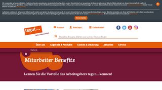 
                            2. Mitarbeiter Benefits | tegut...