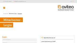 
                            3. Mitarbeiter-Login Archiv - avitea Industrieservice