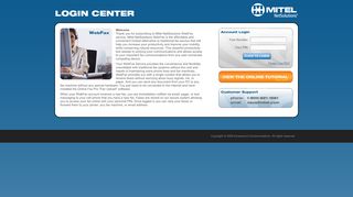 
                            3. MITEL NetSolutions Login Center - accessline.com