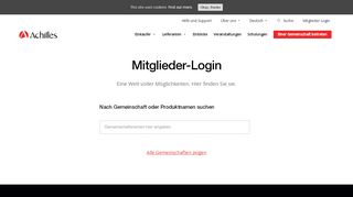 
                            1. Mitglieder-Login - Achilles | Achilles