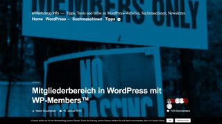 
                            11. Mitgliederbereich in WordPress mit WP-Members™