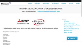 
                            9. Mitsubishi Electric Automation Advanced Device ... - MDT Software