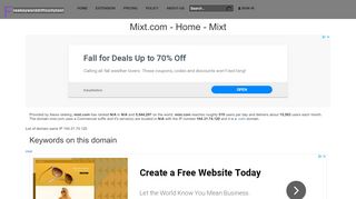 
                            8. Mixt.com - Home - Mixt - …