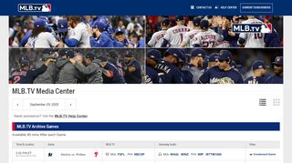 
                            3. MLB.TV | Live Stream Baseball Games | MLB.com