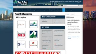 
                            3. MLS Home Page - MIAMI Realtors