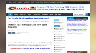 
                            6. MMM Office Login - MMM Nigeria Login - MMM Nigeria ...