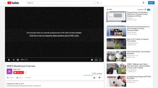 
                            8. MNPS Blackboard Overview - YouTube