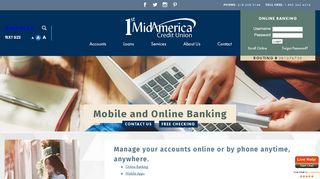 
                            3. Mobile and Online Banking - 1st MidAmerica Credit Union