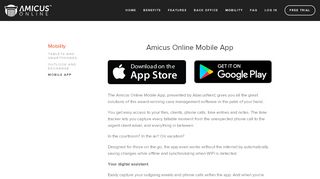 
                            5. Mobile App — Amicus Online – Legal Practice Management ...