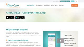 
                            2. Mobile App - ClearCareGo