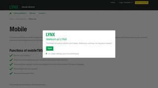 
                            6. Mobile App | Clients LYNX - LYNX Broker