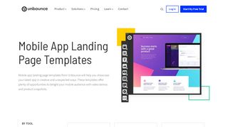 
                            6. Mobile App Landing Page Templates By Unbounce