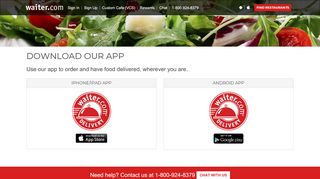 
                            1. Mobile App | Order Food Delivery Near Me | Waiter.com