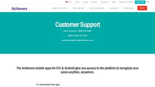 
                            2. Mobile App Support | Employee Rewards and ... - Achievers