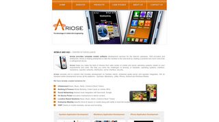 
                            3. Mobile application development India, iPhone apps ... - Ariose Software