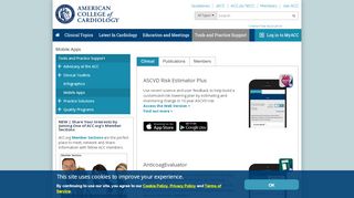 
                            5. Mobile Apps - American College of Cardiology