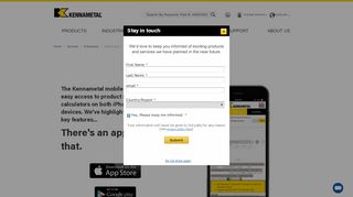 
                            9. Mobile Apps | Kennametal.com