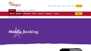 
                            2. Mobile Banking App | Allegacy Federal Credit Union